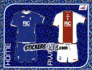 Sticker Birmingham City Kits - Coca-Cola Championship 2008-2009 - Panini