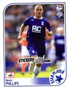 Sticker Kevin Phillips - Coca-Cola Championship 2008-2009 n. 31 - Panini