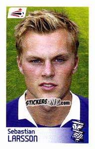 Sticker Sebastian Larsson - Coca-Cola Championship 2008-2009 n. 39 - Panini