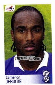 Sticker Cameron Jerome - Coca-Cola Championship 2008-2009 n. 42 - Panini
