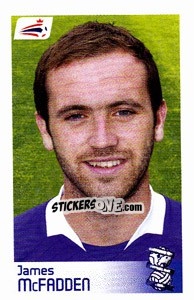 Sticker James McFadden - Coca-Cola Championship 2008-2009 n. 43 - Panini