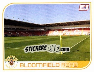 Sticker Blackpool Stadium - Coca-Cola Championship 2008-2009 n. 48 - Panini