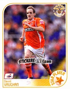 Sticker David Vaughan - Coca-Cola Championship 2008-2009 - Panini