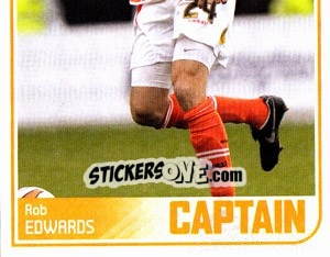 Sticker Rob Edwards - Coca-Cola Championship 2008-2009 n. 55 - Panini