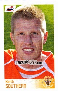Sticker Keith Southern - Coca-Cola Championship 2008-2009 n. 58 - Panini