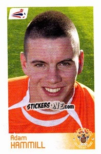Sticker Adam Hammill - Coca-Cola Championship 2008-2009 n. 60 - Panini