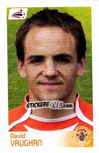 Sticker David Vaughan - Coca-Cola Championship 2008-2009 - Panini