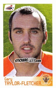 Sticker Gary Taylor-Fletcher - Coca-Cola Championship 2008-2009 n. 62 - Panini