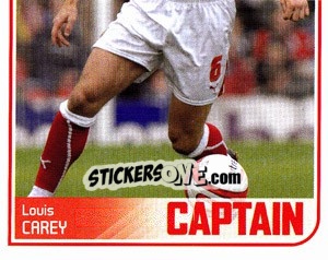 Sticker Louis Carey - Coca-Cola Championship 2008-2009 n. 77 - Panini