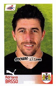 Sticker Adriano Basso - Coca-Cola Championship 2008-2009 n. 78 - Panini