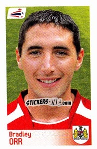 Sticker Bradley Orr - Coca-Cola Championship 2008-2009 n. 79 - Panini
