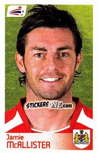 Cromo Jamie McAllister - Coca-Cola Championship 2008-2009 n. 80 - Panini