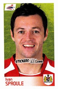 Sticker Ivan Sproule - Coca-Cola Championship 2008-2009 n. 87 - Panini