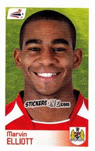 Sticker Marvin Elliott - Coca-Cola Championship 2008-2009 - Panini