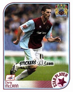 Sticker Chris McCann - Coca-Cola Championship 2008-2009 n. 97 - Panini
