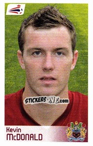 Sticker Kevin McDonald - Coca-Cola Championship 2008-2009 n. 103 - Panini