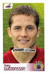 Sticker Joey Gudjonsson - Coca-Cola Championship 2008-2009 n. 104 - Panini