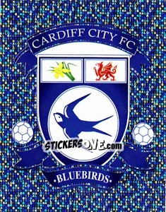 Cromo Cardiff City Club Badge - Coca-Cola Championship 2008-2009 - Panini