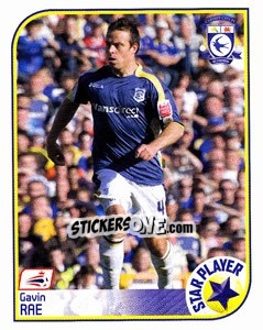 Sticker Gavin Rae - Coca-Cola Championship 2008-2009 n. 115 - Panini