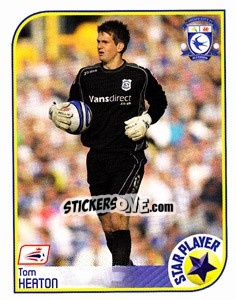 Sticker Tom Heaton - Coca-Cola Championship 2008-2009 n. 119 - Panini
