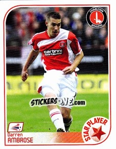 Sticker Darren Ambrose - Coca-Cola Championship 2008-2009 n. 140 - Panini