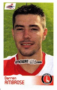 Sticker Darren Ambrose - Coca-Cola Championship 2008-2009 n. 151 - Panini