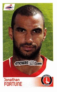 Sticker Jonathan Fortune - Coca-Cola Championship 2008-2009 n. 155 - Panini