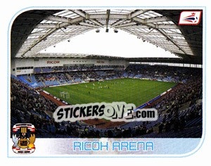 Cromo Coventry City Stadium - Coca-Cola Championship 2008-2009 n. 158 - Panini