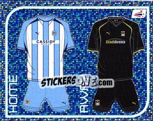 Sticker Coventry City Kits - Coca-Cola Championship 2008-2009 - Panini