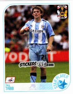 Sticker Jay Tabb - Coca-Cola Championship 2008-2009 n. 162 - Panini