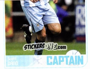 Sticker Scott Dann - Coca-Cola Championship 2008-2009 n. 165 - Panini