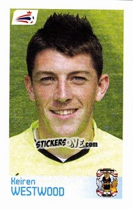 Sticker Keiren Westwood - Coca-Cola Championship 2008-2009 n. 166 - Panini