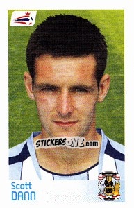 Sticker Scott Dann - Coca-Cola Championship 2008-2009 n. 169 - Panini