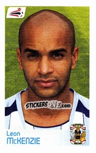 Sticker Leon McKenzie - Coca-Cola Championship 2008-2009 n. 175 - Panini