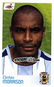 Sticker Clinton Morrison - Coca-Cola Championship 2008-2009 n. 177 - Panini