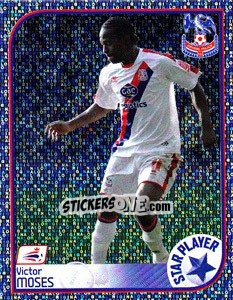 Sticker Victor Moses - Coca-Cola Championship 2008-2009 - Panini