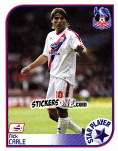 Sticker Nick Carle - Coca-Cola Championship 2008-2009 n. 184 - Panini