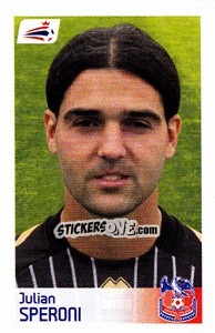 Sticker Julian Speroni - Coca-Cola Championship 2008-2009 n. 188 - Panini