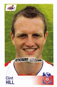 Sticker Clint Hill - Coca-Cola Championship 2008-2009 n. 190 - Panini