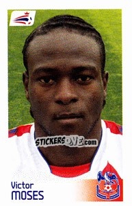 Sticker Victor Moses - Coca-Cola Championship 2008-2009 n. 197 - Panini