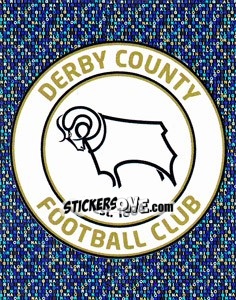 Sticker Derby County Club Badge - Coca-Cola Championship 2008-2009 - Panini