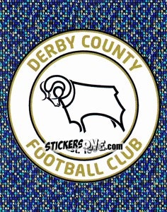 Sticker Derby County Club Badge - Coca-Cola Championship 2008-2009 n. 201 - Panini