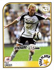 Figurina Paul Green - Coca-Cola Championship 2008-2009 n. 203 - Panini