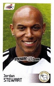 Sticker Jordan Stewart - Coca-Cola Championship 2008-2009 n. 213 - Panini