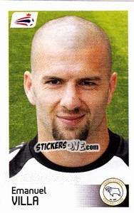 Figurina Emanuel Villa - Coca-Cola Championship 2008-2009 n. 217 - Panini