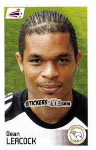 Sticker Dean Leacock - Coca-Cola Championship 2008-2009 - Panini