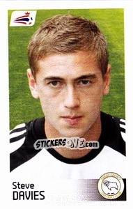 Sticker Steve Davies - Coca-Cola Championship 2008-2009 n. 220 - Panini