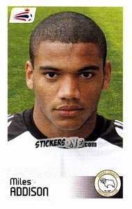 Cromo Miles Addison - Coca-Cola Championship 2008-2009 n. 221 - Panini