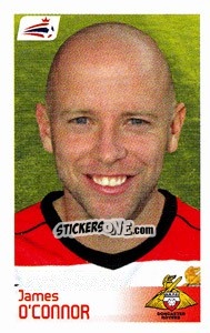 Sticker James O`Connor - Coca-Cola Championship 2008-2009 n. 233 - Panini