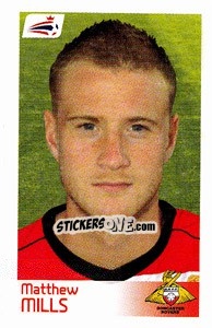 Sticker Matthew Mills - Coca-Cola Championship 2008-2009 n. 235 - Panini